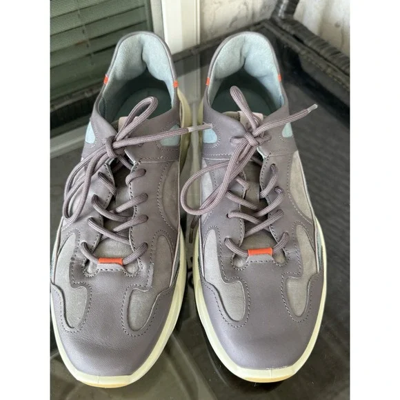 ECCO Chunky Sneakers‎ Womens 9 US 40 EU Multicolor Grey Casual Shoes Athletic - Picture 9 of 10
